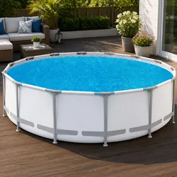 Compact 4.17m Round Pool Cover for Solar Heating