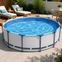 Compact and Sturdy Above Ground Pool - 366cm