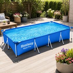 Compact Above Ground Swimming Pool 400x211x81cm