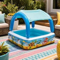 Compact Kids Inflatable Pool: Easy Setup and Fun