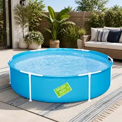 Compact and Sturdy Kids Round Swimming Pool 152cm