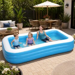 Concise Inflatable Swimming Pool for Kids 305x183x56cm