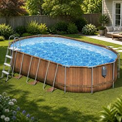 Steel Frame Pool with Jets: Comfort Meets Quality