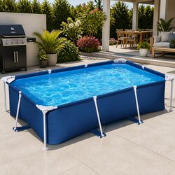 Above Ground Pool 259x170x61cm - Quality and Capacity