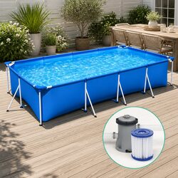 Above Ground Pool with Filter Pump - Quick Setup