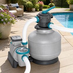 Compact Sand Filter Pool Pump with Impressive Flow Rate