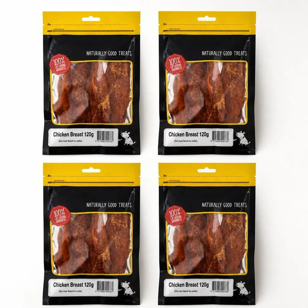 Dog Treats Chicken Breast 120g Oven-Dried High Protein Natural