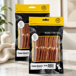 Flavorful Chicken Skewers Treats for Dogs 10pk x 2pk