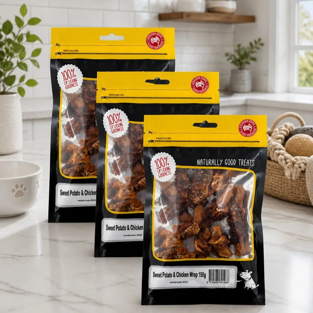 Dog Treats Sweet Potato Chicken Breast Bite-Sized High Protein Low Fat