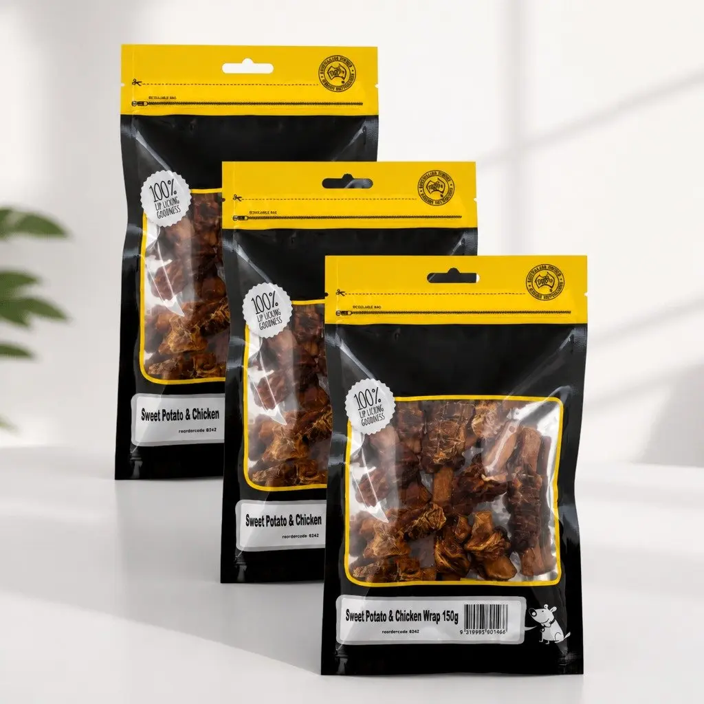 Dog Treats Sweet Potato Chicken Breast Bite-Sized High Protein Low Fat