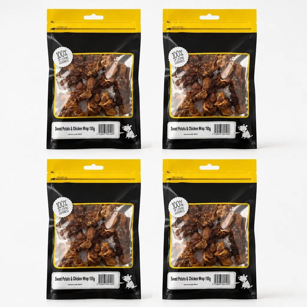 Dog Treats Sweet Potato Chicken 150g Bite-Sized Soft Chewable Training Reward