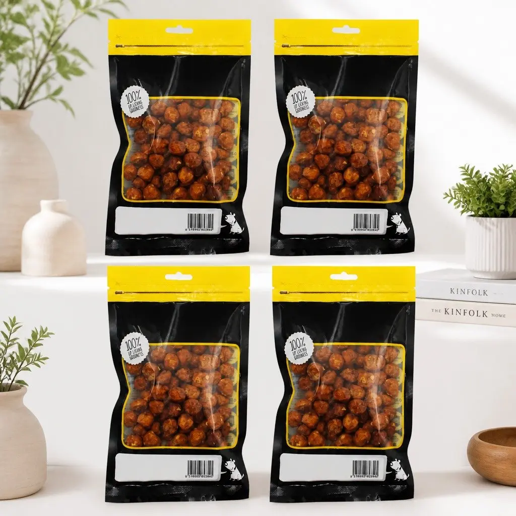 Chicken Meat Balls Dog Treats Soft Chewy Training Snacks 180g 4 Pack