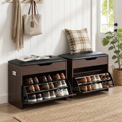 Compact and Practical Shoe Bench for Your Entryway