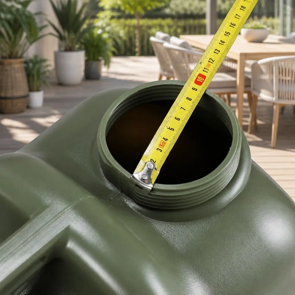 Water Container Green 25L Portable Adjustable Faucet Wide Opening for Camping Outdoor Activities