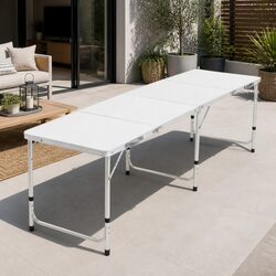 Your Ideal Outdoor Companion: 240CM Folding Camping Table