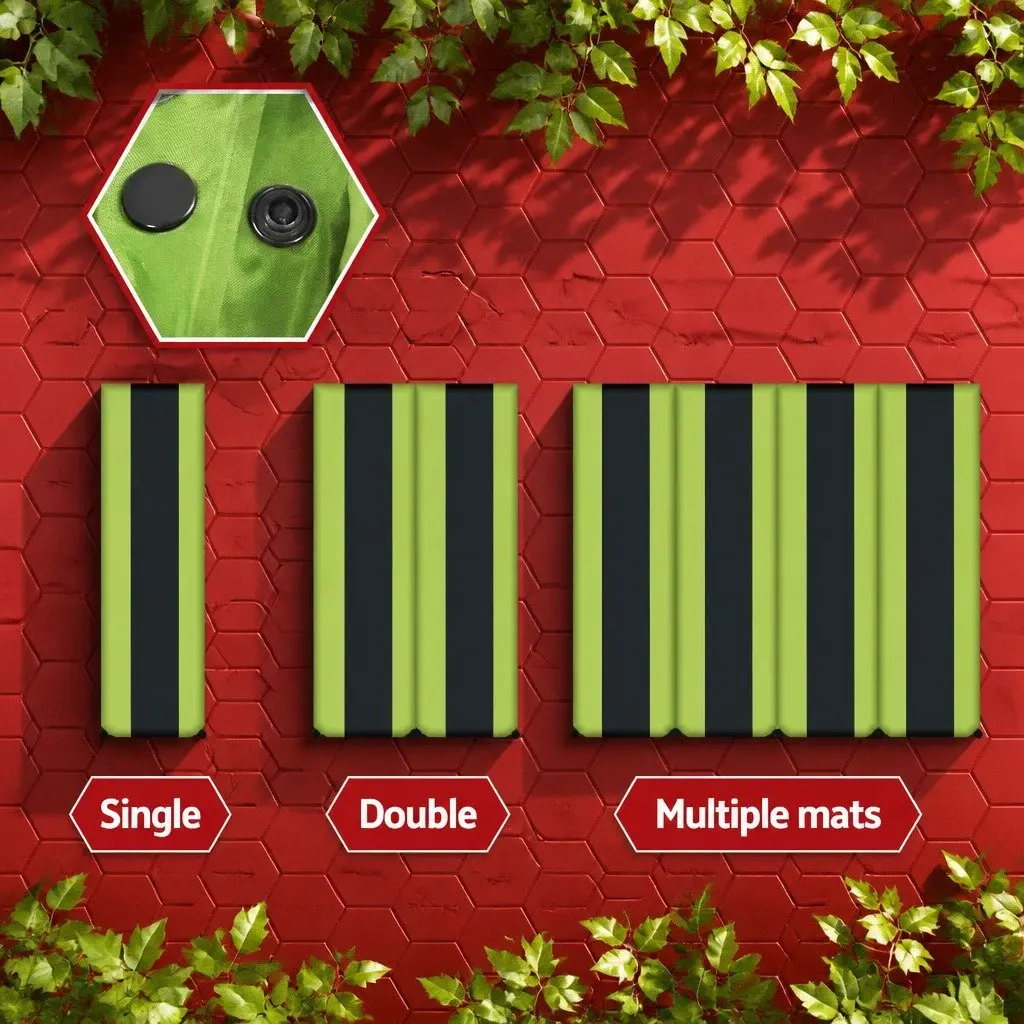 Self Inflating Mattress Green 190cm Double Camping Sleeping Mat Water Resistant