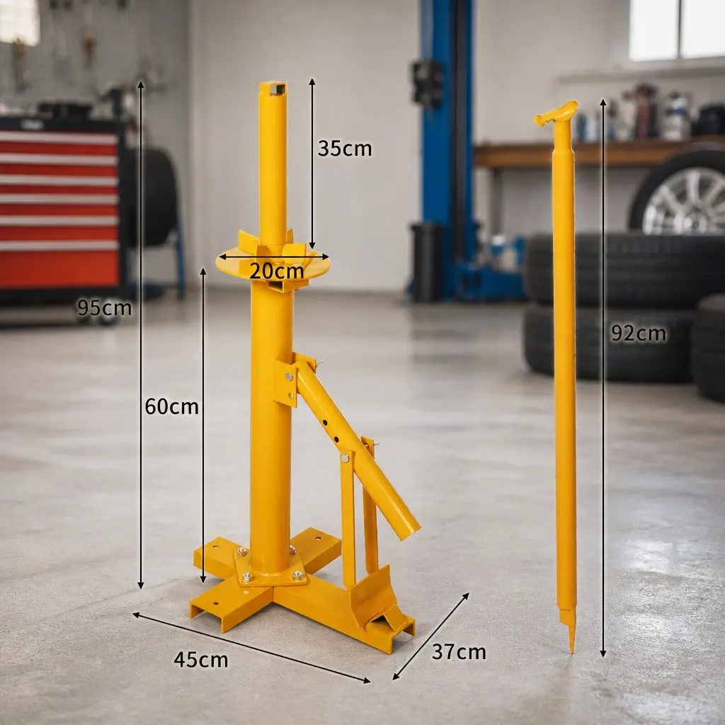 Manual Tyre Changer Tool Steel Heavy Duty Tire Change Equipment Yellow 8-18 inch