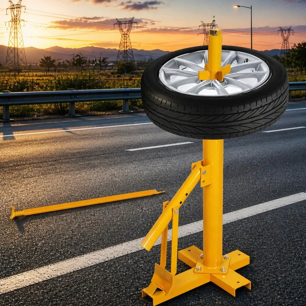 Manual Tyre Changer Tool Steel Heavy Duty Tire Change Equipment Yellow 8-18 inch