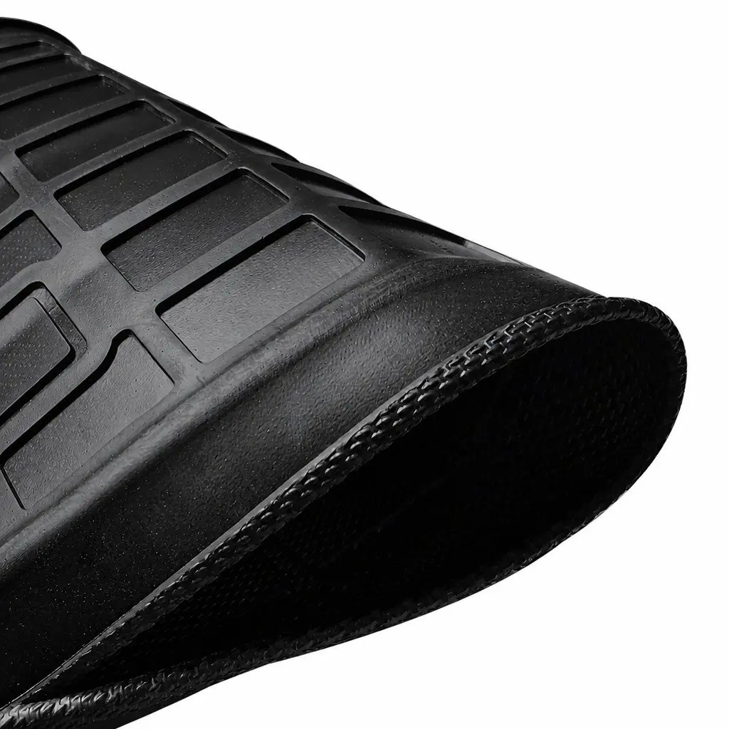 Car Floor Mats Black TPE 7 Piece Custom-fit for Tesla Model Y Front Rear Boot Toolbox Liner