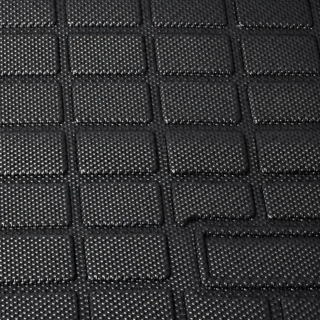 Car Floor Mats Black Custom-fit Waterproof Set for Tesla Model Y Front Rear Trunk Toolbox