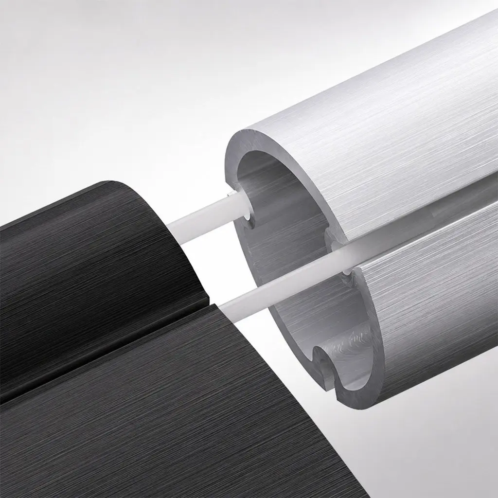 RV Awning Fabric Replacement Grey 15FT Heavy-Duty UV-Resistant Waterproof 4-Layer Construction