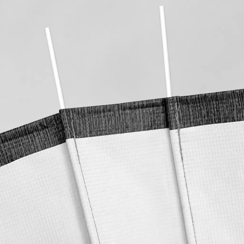 RV Awning Fabric Replacement Grey 15FT Heavy-Duty UV-Resistant Waterproof 4-Layer Construction