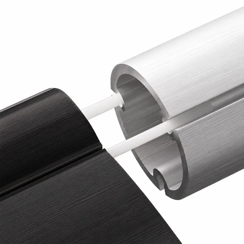 RV Awning Fabric Replacement Grey 18FT Heavy-Duty UV-Resistant Waterproof 4-Layer Construction