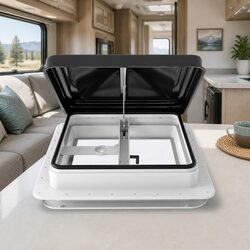 Compact Caravan Roof Vent Hatch, Simple and Effective