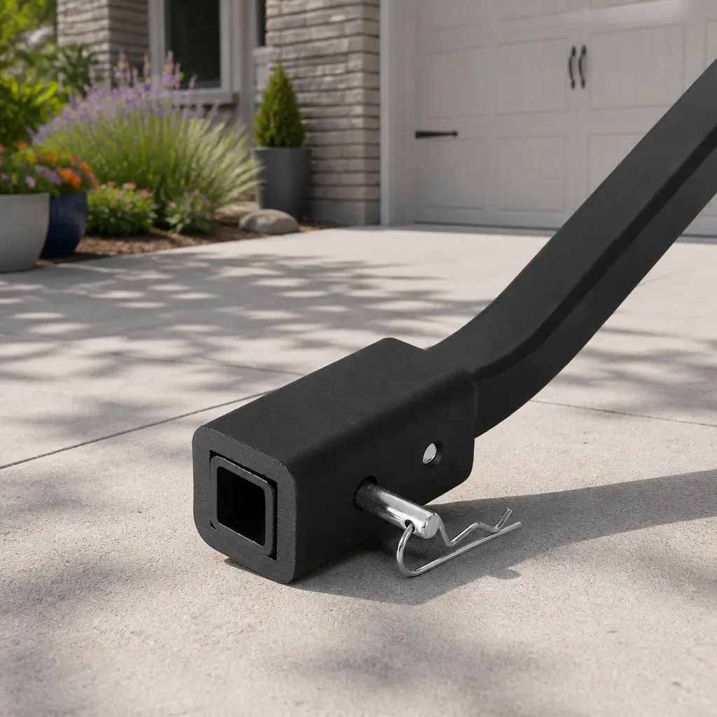 Bicycle Carrier Rack Black Steel 2-Bike Hitch Mount Foldable