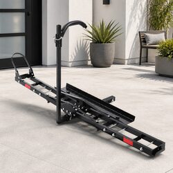 Concise Motorcycle Carrier Rack with Adjustable Features