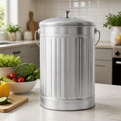 Efficient 6L Compost Bin for Everyday Kitchen Use