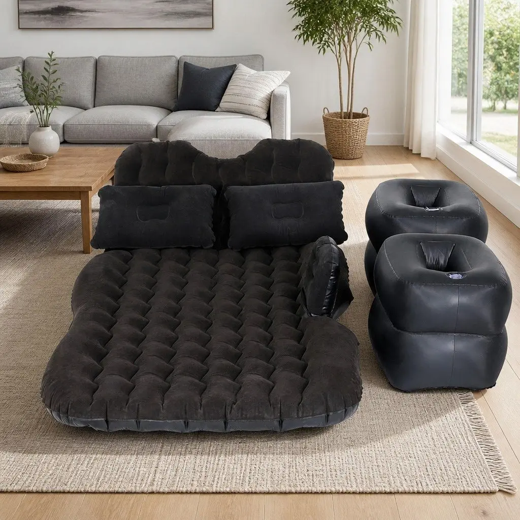 Inflatable Car Mattress 176x80cm for Road Trips
