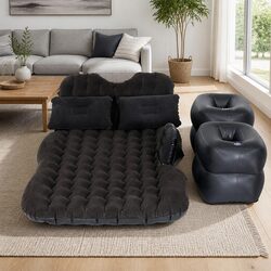 Inflatable Car Mattress 176x80cm for Road Trips