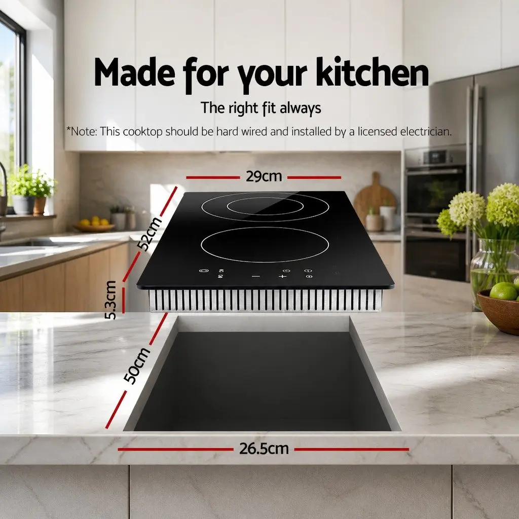 30cm Touch Control Electric Cooktop