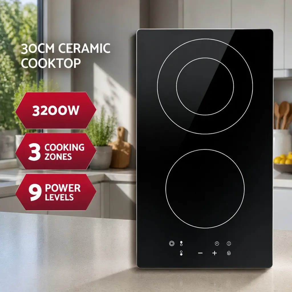 30cm Touch Control Electric Cooktop