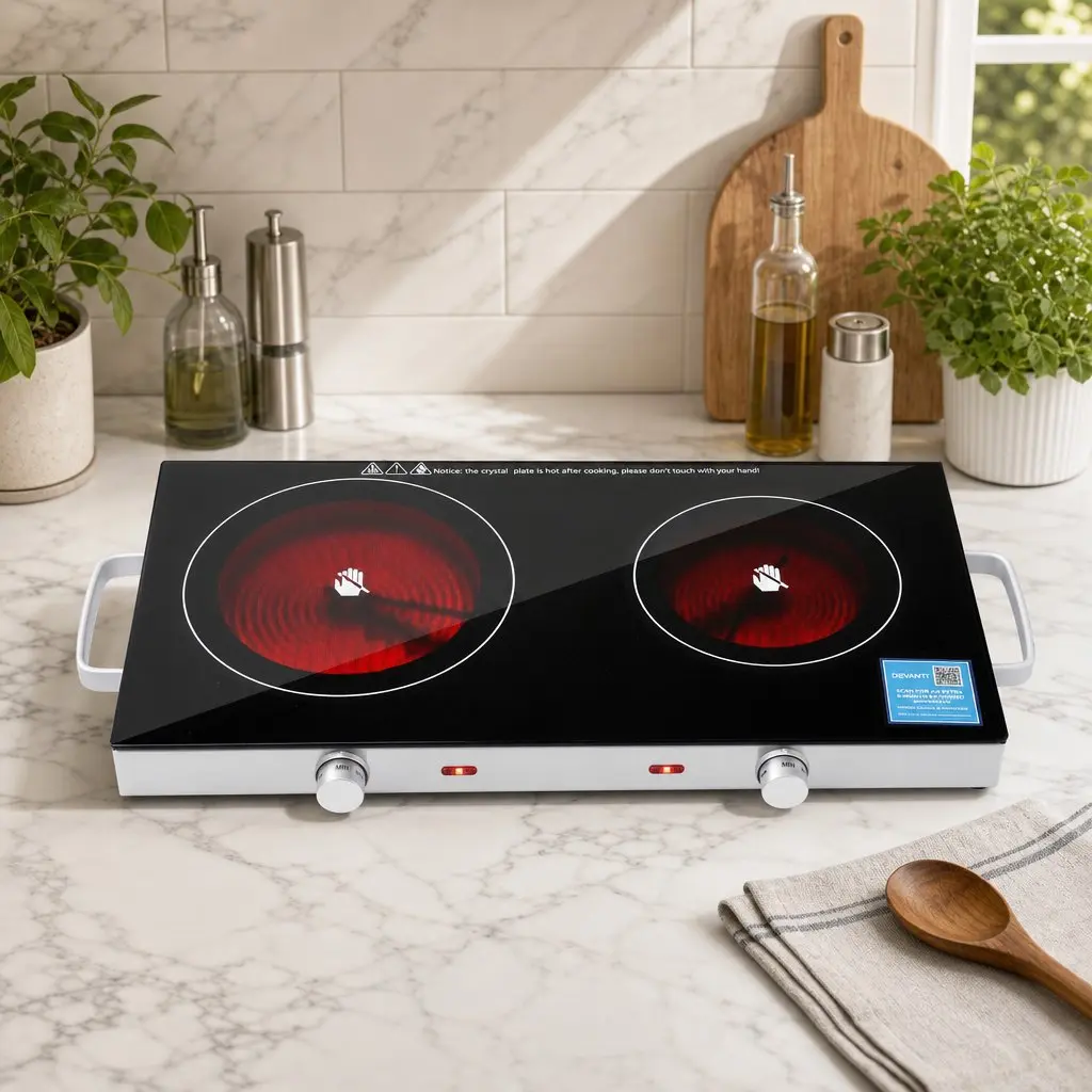 Portable Ceramic Cooktop for Quick Meals
