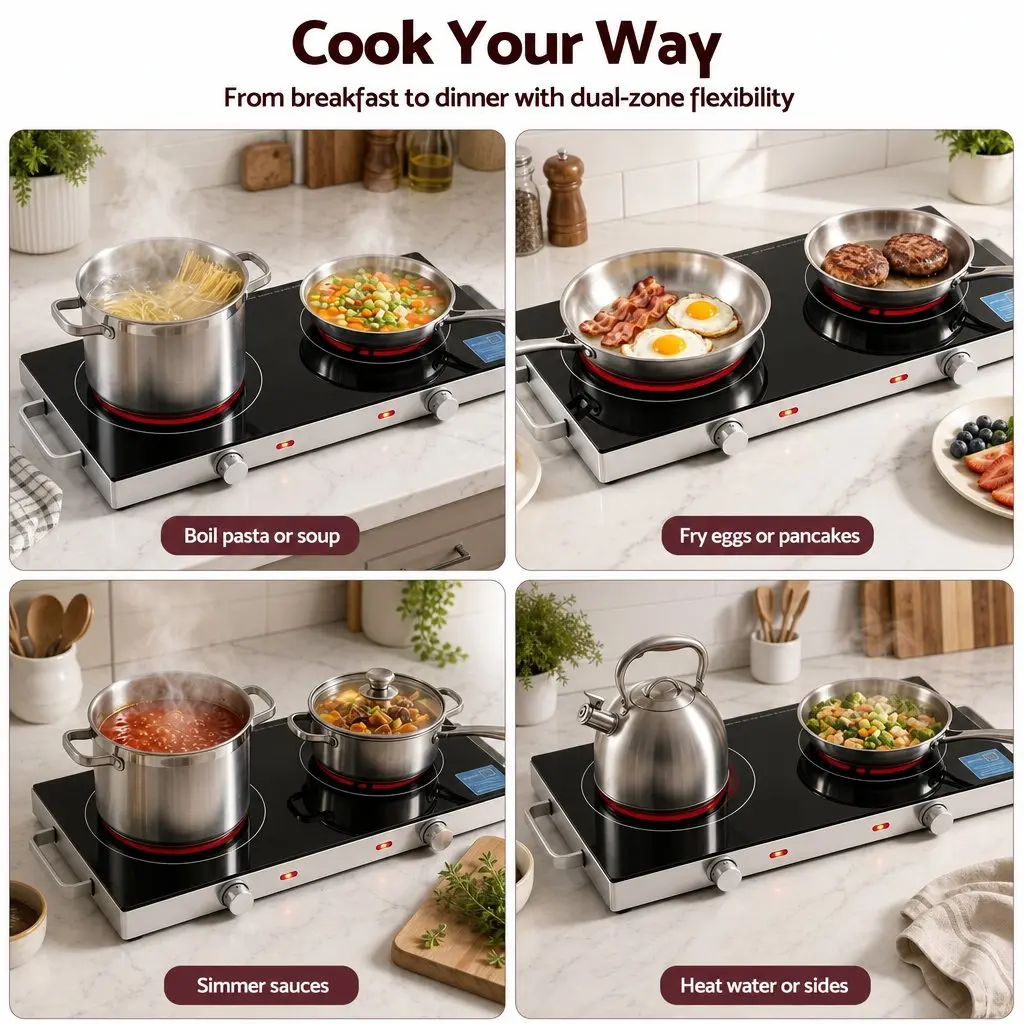 Portable Ceramic Cooktop for Quick Meals