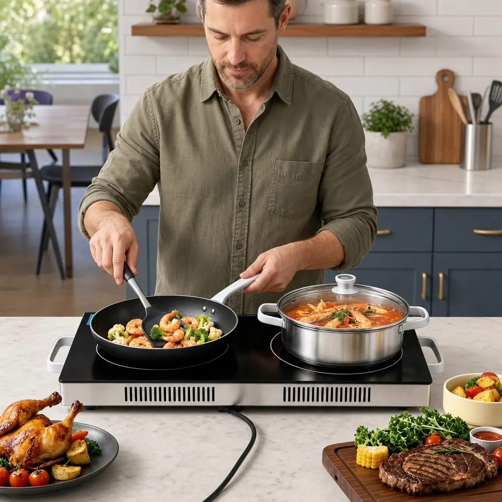 Portable Ceramic Cooktop for Quick Meals