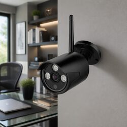 Compact Wireless Bullet Security Camera - Easy & Effective