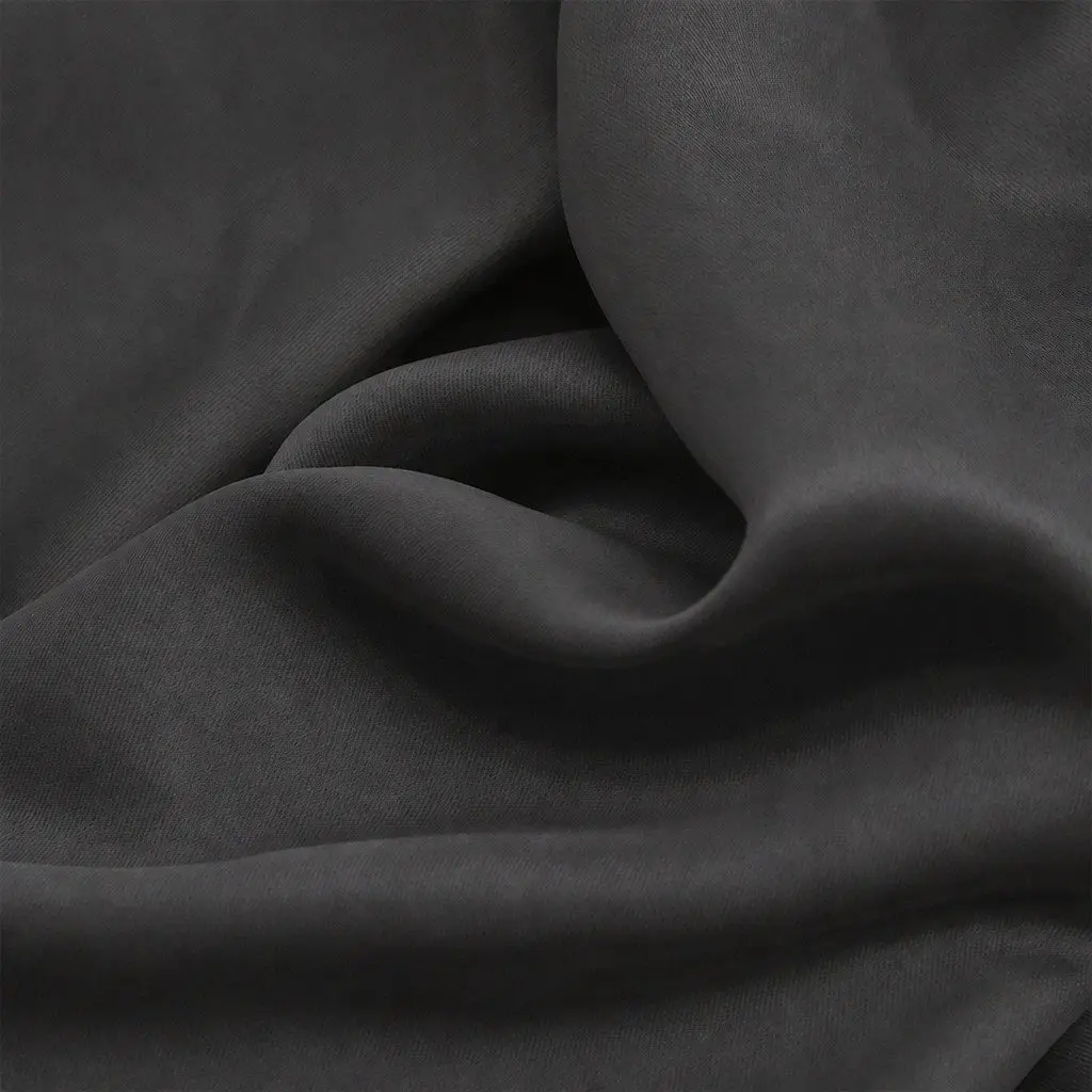 Blackout Curtain Panels Charcoal Eyelet 2 Piece Noise Insulation Heat