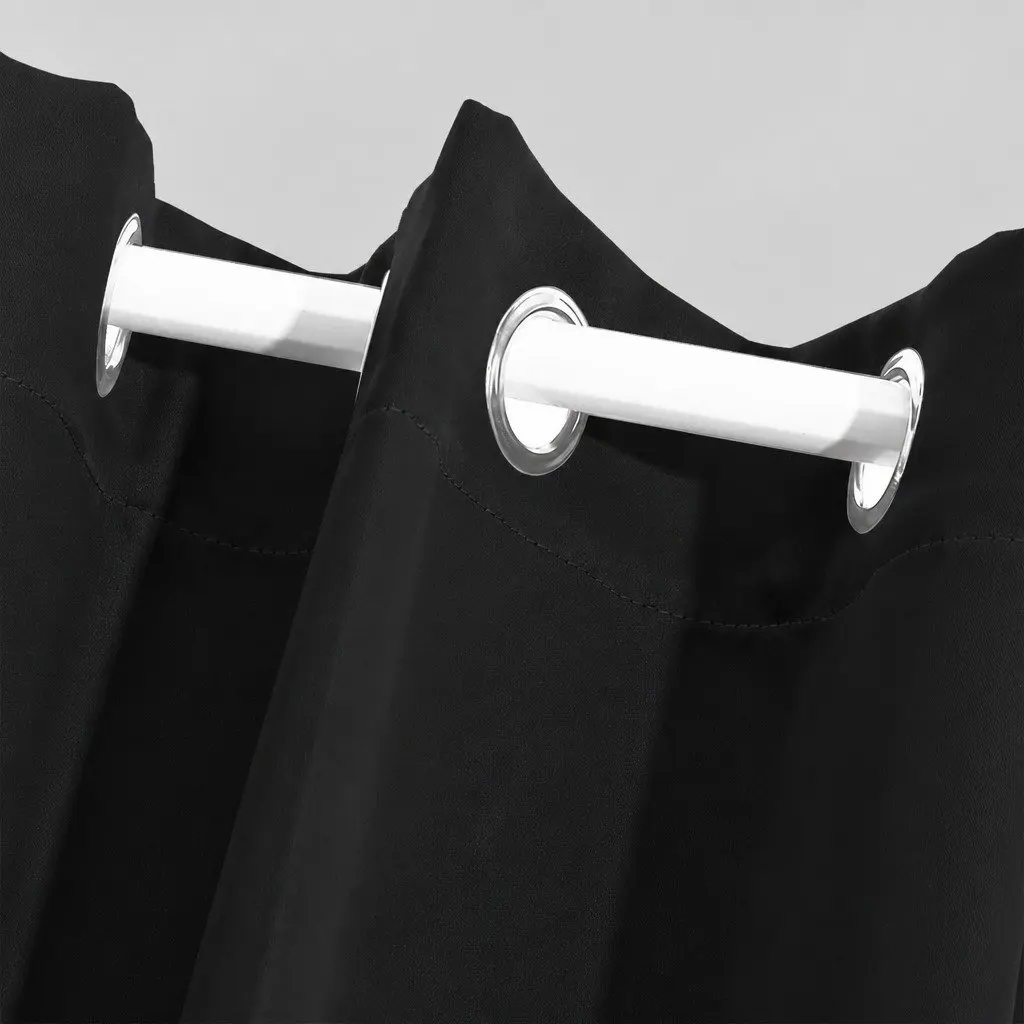 Blackout Curtain Panels Avocado 132CM Noise Reduction Light Block Home Decor
