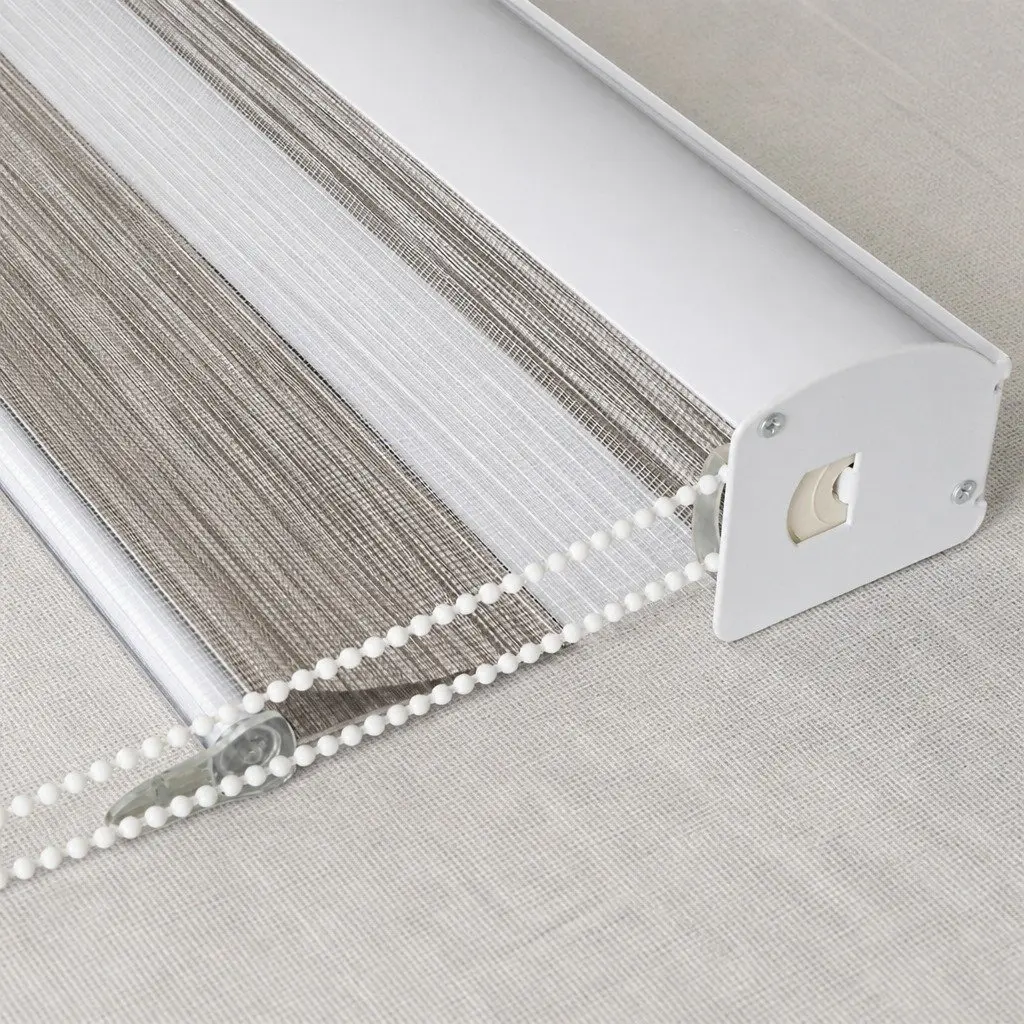 Zebra Roller Blind Beige 150x210cm Double Layer Light Filtering