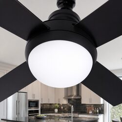 Compact and Efficient 52-Inch Ceiling Fan with Remote Control