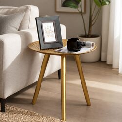 Compact and Elegant Side Table with Removable Legs