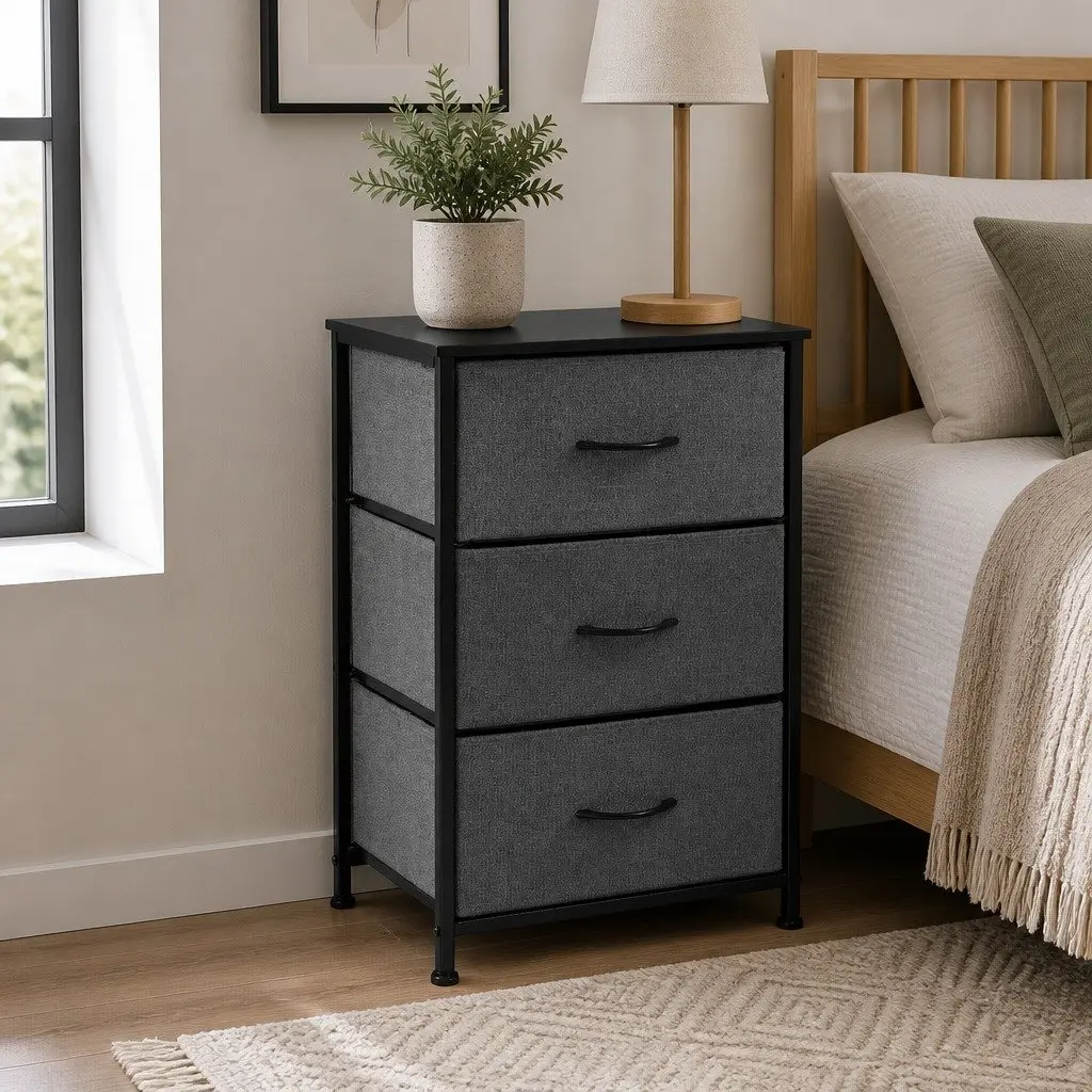 Dark Grey Storage Cabinet