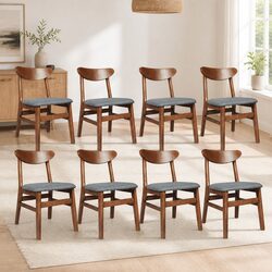 Concise and Durable Dining Chairs Set of 8