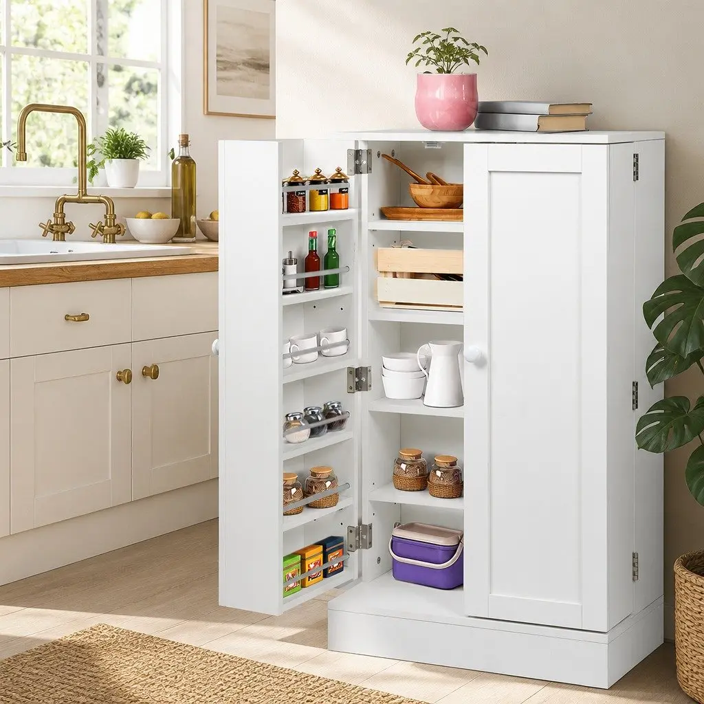 Buffet Sideboard with Adjustable Shelves