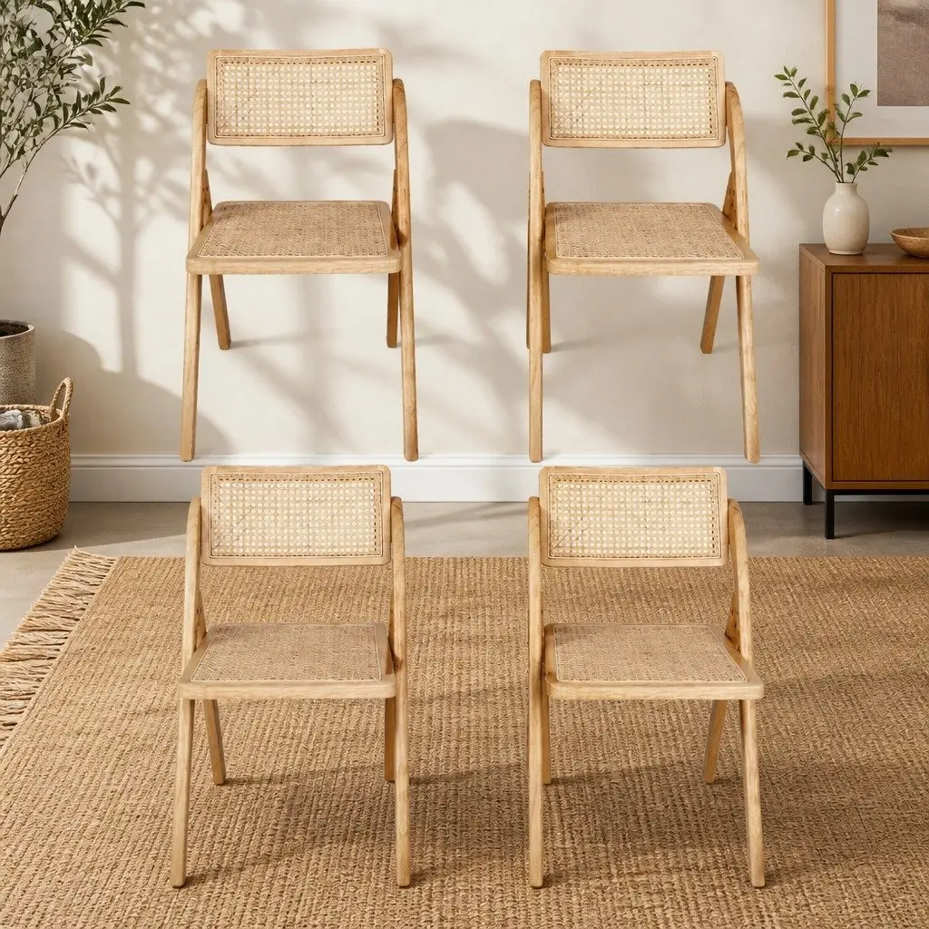 Foldable Accent Chairs for Dining and Lounging