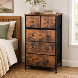 Compact Tallboy Cabinet with Removable Drawers