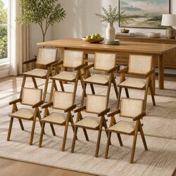 Walnut Rattan Weave Chair: Stylish and Functional